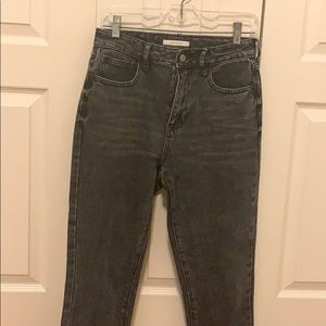 Black Denim Mom Jeans